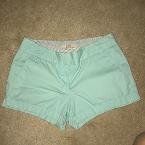 J. Crew 100% cotton chino broken-in shorts